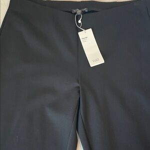 Eileen Fisher Black Ponte Stretch Pants Size M